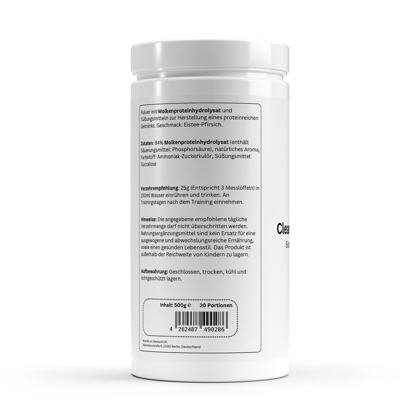 Clear Whey Protein Eistee Pfirsich - 500g Copy