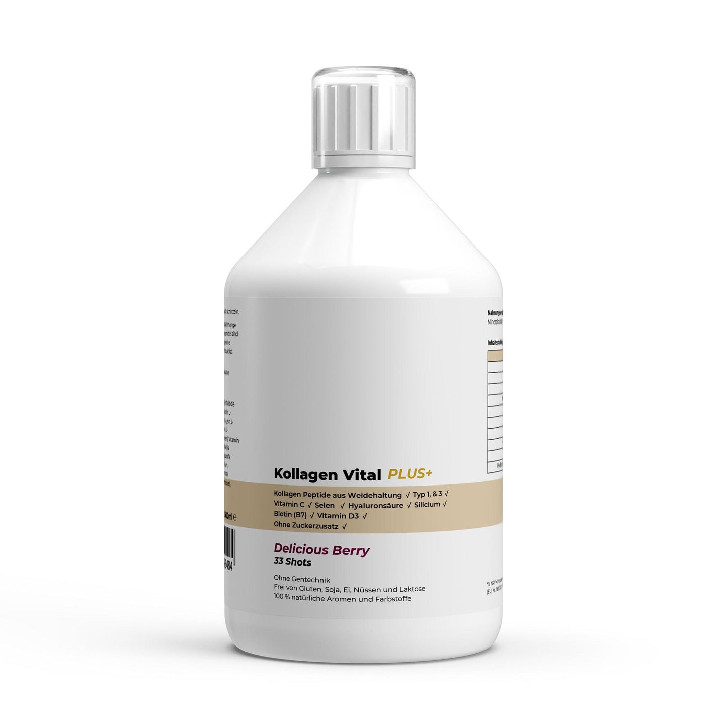 Kollagen Vital PLUS+ Shots - Wild Berry - 500ml