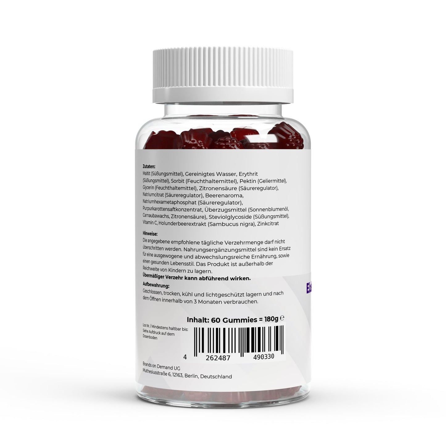 Elderberry + Vitamin C + Zink Gummies