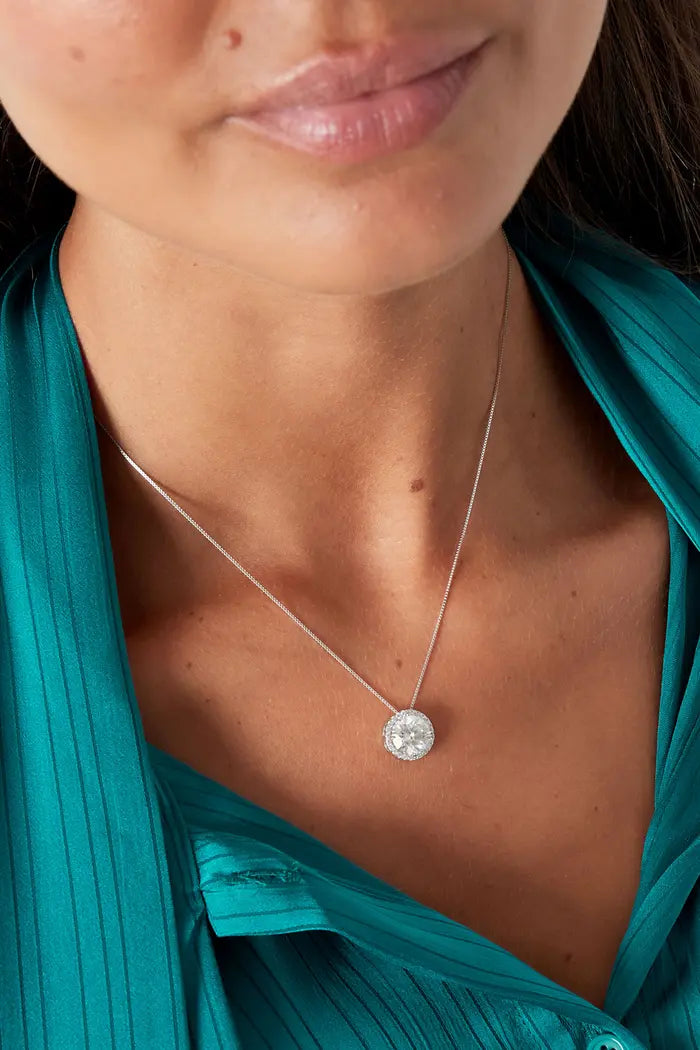 Large Stone 925 Sterling Silver