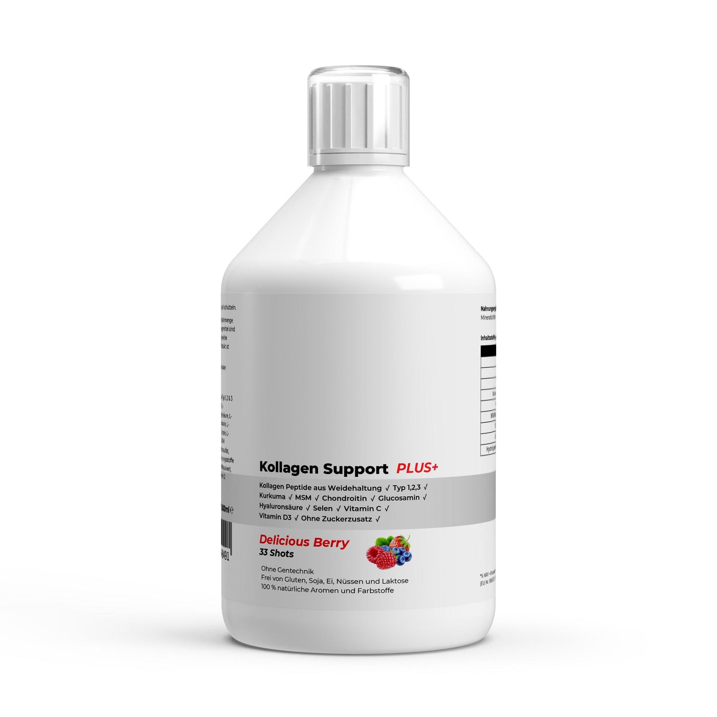 Kollagen Support PLUS+ Shots - Wild Berry - 500ml