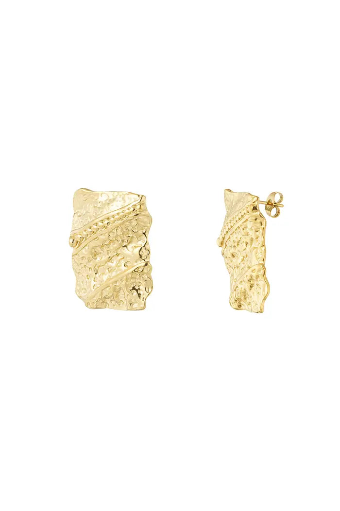 Call me Later structure earrings